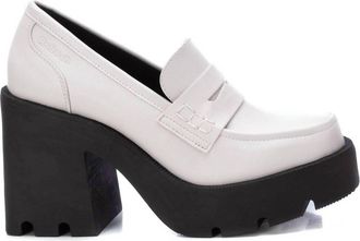 Xti Womens Heeled Moccasins In Ice