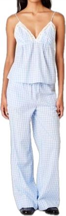 Nia Khonny Wide Leg Pants In Blue