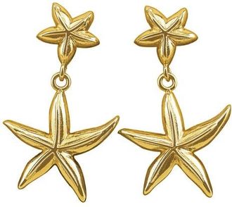 Panacea Star Fish Drop Earrings in Gold at Nordstrom