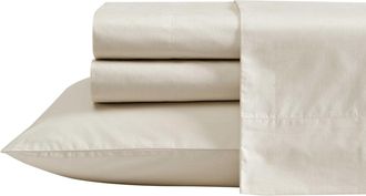 Nautica Bayview Beige Twin Sheet Set