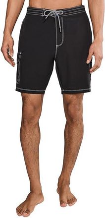 Tommy Bahama Baja Bay 8 Mens Swimwear Black : 2XL (44-46 Waist), Polyester/Spandex