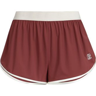 Brunello Cucinelli Shorts with logo in Bordeaux at Nordstrom, Size X-Small Eu
