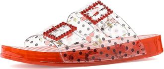 Blue by Betsey Johnson Landin Womens Sandals Red : 10 M, Synthetic