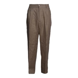 L.B.M. 1911 Slim-fit Trousers, male, Beige, Size: XL Doppia Pences Trousers
