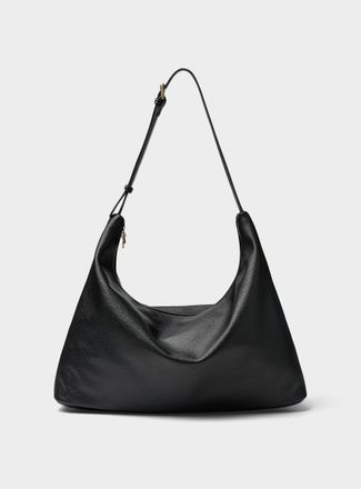 Ela Womens Pebbled rectangular hobo bag
