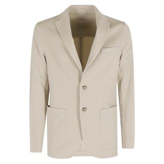 Circolo 1901 Blazers, male, Beige, Size: 3XL G.Dyed Jacket