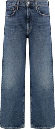 A Gold E Enroll Cropped Jeans