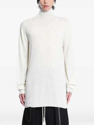 Rick Owens wool sweater - men - Wool - L - Neutrals