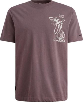 Cast Iron Heren, Tops, Paars, Maat: 3XL Jersey