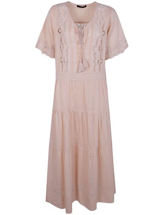 Seventy Ramie Embroidered Dress