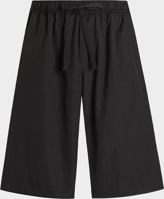 Dolce & Gabbana Men & apos;s Cotton Poplin Drawstring Bermuda Shorts