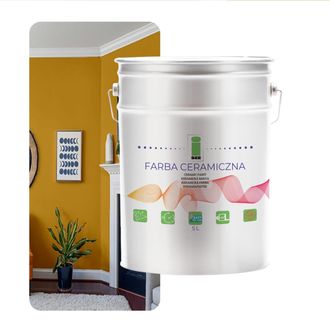 OEM Pintura Cer&aacute;mica Para Pared Lavable Color Mostaza Dorada 5l Fabricante