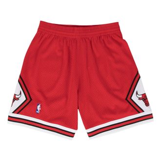 Mitchell & Ness NBA Swingman Shorts Chicago Bulls Road 1997-98 Red White SMSHGS18223-CBUSCAR97