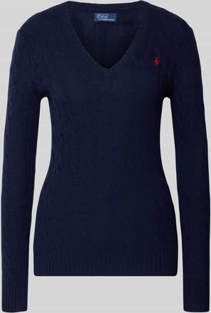 Polo Ralph Lauren Strickpullover mit Kaschmir-Anteil Modell KIMBERLY in Marine, Gr&ouml;&szlig;e XXL