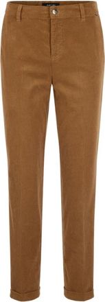 Marc Cain Franca Broek - Dames - Broeken - Bruin - Maat: 2XL Corduroy