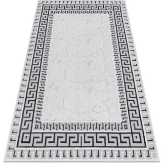 RugsX Alfombra Allure 1960 Chave Grega, Marco - Estructural, Elegante, Glamurosa Blanco / Gris Grey 200x290 Cm