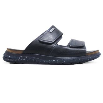 Pikolinos Nijar M0B-0123 Leather Mens Slides Sandals - Blue - Size:UK 10.5-11