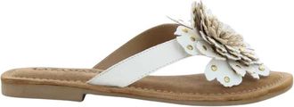 Lazamani La 33794 - Dames - Slippers - Wit - 38 EU - Schoenen