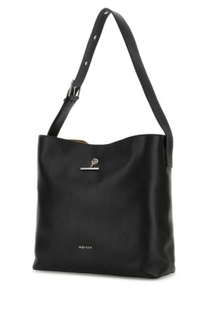 Alexander McQueen 8151861aaun 1000 Blacksilver Borse A Mano Bag