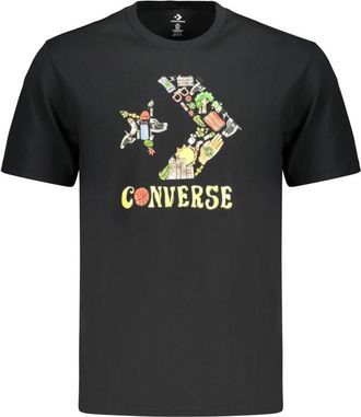 Converse Chevron Accessories T-Shirt - Heren - T-shirts - Zwart - XL - Katoen - Tops