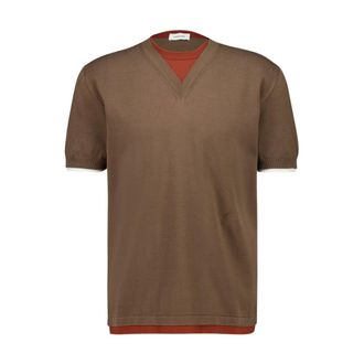 Ferragamo Uomo, Top, Marrone, L, new