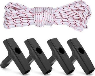 OEM Corda Di Avviamento Di Ricambio Da 10 Metri, Diametro 4,0 Mm, Per Tosaerba, Motosega, Decespugliatore Con 4 Impugnature