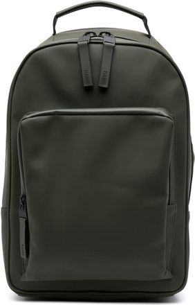 Rains Book Daypack faux-leather backpack - unisex - Polyester/Polyurethane - One Size - Green
