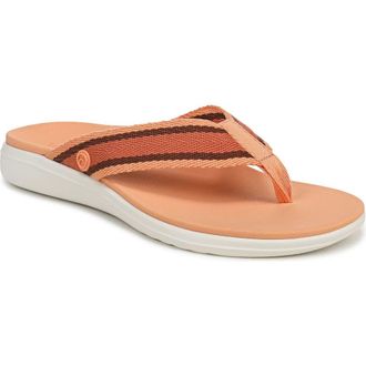 Vionic Indigo Flip Flop in Shell Coral Multi at Nordstrom, Size 10