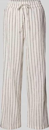 Only Losse Fit Stoffhose aus reiner Baumwolle Modell TIZIANA in Offwhite, Gr&ouml;&szlig;e XL