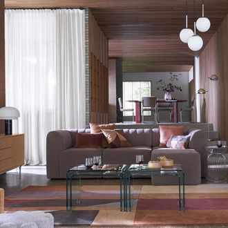 La Redoute Interieurs Staande lamp in gekleurd metaal en chroom, Vanyta