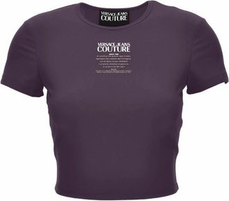 Versace Jeans Couture T-shirt - Dames - T-shirts - Paars - XS - Tops