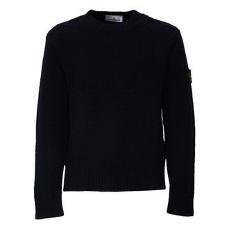 Stone Island Maglieria Girocollo - - Knitwear - Uomo - Blu - M