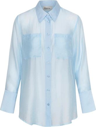 MY ESSENTIAL WARDROBE Shirt - Dames - Overhemden - Blauw - L - Overhemden