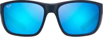 Maui Jim Gepolariseerde Amberjack zonnebril Avontuurlijke stijl - unisex - Zonnebrillen - Blauw - 60 MM - Accessoires