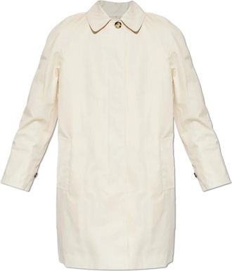 Burberry Jassen, Dames, Beige, S, Katoen, Tickhill Coat