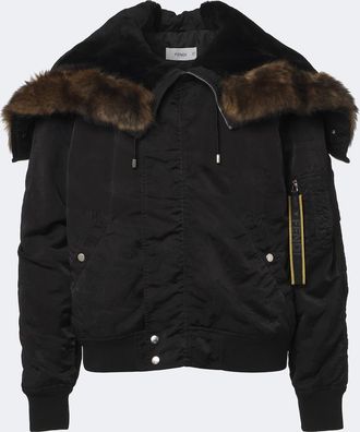 Fendi Giacca blouson in tessuto tecnico