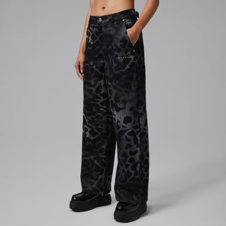 Nike Jordan Womens Jordan Flight Baggy Pants in Black | IQ4017-010