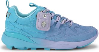 Kurt Geiger Womens Suede Runner Sneakers - Blue - Size UK 4