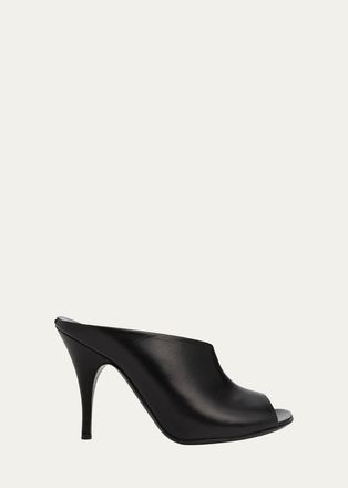 Pierre Hardy 95mm Diana Leather Asymmetric Mules
