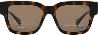 Polaroid Polarized Bronze Square Unisex Sunglasses PLD 6198/S/X 0086/SP 52