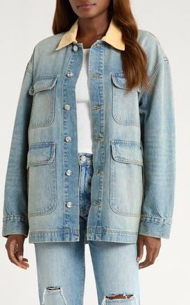 Slvrlake Denim Hayden Relaxed Denim Workwear Jacket in Shes The One at Nordstrom Rack, Size Large