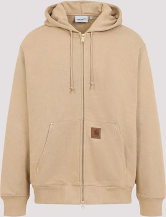Carhartt Work in Progress Brown Logo Hoodie