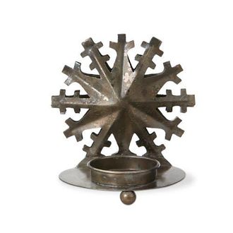 Tag Snowflake Tealight Holder Antique Brass Gold Candle Holder at Nordstrom