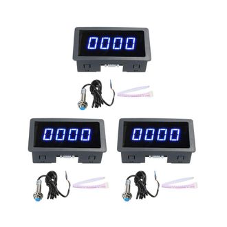 OEM 3 Veloc&iacute;metros Y Tac&oacute;metros Led Azules De 4 D&iacute;gitos + Sensor De Proximidad De Efecto Hall Npn