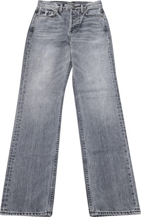 GRLFRND Grlfrnd Mica Straight Leg Jeans in Grey Denim