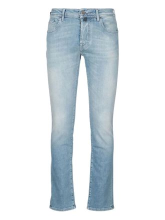 Jacob Cohen patch-detail cotton jeans - Blue