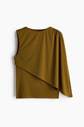 H&M Top mit Cape-Detail - Green