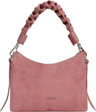 Coccinelle Boheme Schoudertas - Dames - Schoudertassen - Roze - ONE Size - Katoen - Tassen