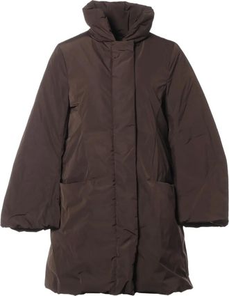 Jil Sander 2000-2016s quilted padded coat - Bruin