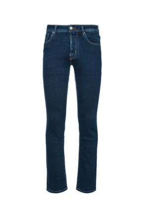 Jacob Cohen Blue Mid Rise Jeans